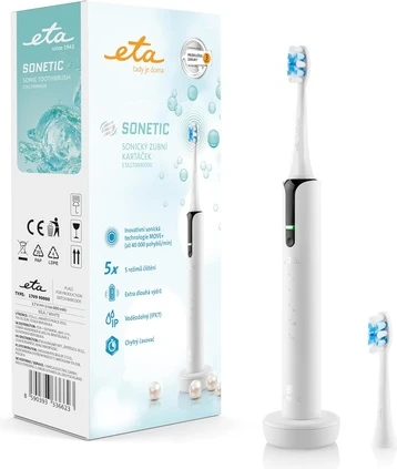Электрическая зубная щетка Eta Electric Sonic Toothbrush с 5 режимами чистки До 40 000
