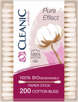 Cotton Swabs Cleanic Pure Effect