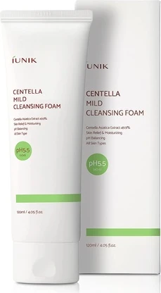 Пенящийся Очищающий Гель для Лица Iunik Centella Mild