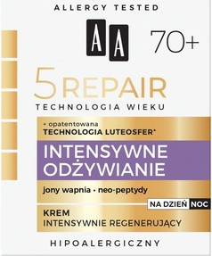 Cream Aa Cosmetics Age 5 Repair 70+ Intensively Regenerating Cream For Day And Night