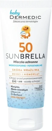 Солнцезащитный крем Dermedic Sunbrella Baby Protection Cream для детей SPF50