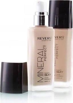Тональная основа Revers MINERAL PERFECT Face Lift Silky Liquid Стойкая Сияющая Тональная Основа