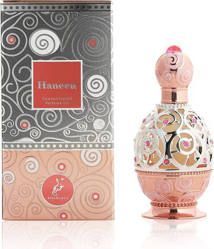 Масляный парфюм Khadlaj Haneen Rose Gold
