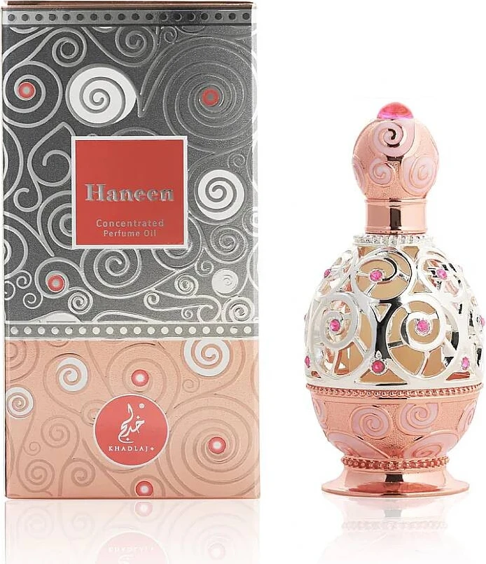Масляный парфюм Khadlaj Haneen Rose Gold