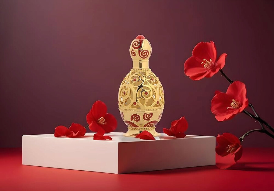 Масляный парфюм Khadlaj Haneen Rose Gold
