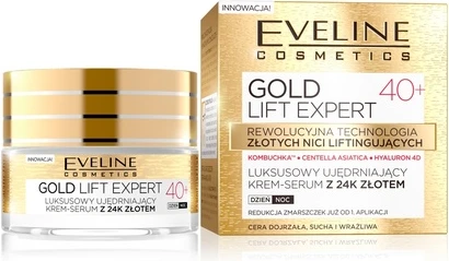 Cream-Serum Eveline Cosmetics Gold Lift Expert 40+ Luxury Firming Cream-Serum With 24k Gold