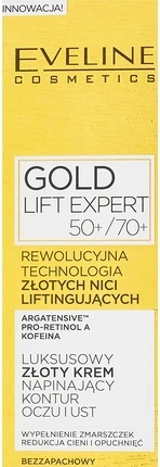 Eye Cream Eveline Cosmetics Gold Lift Expert