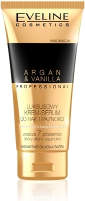 Cream-Serum Eveline Cosmetics Argan & Vanilla Luxury Hand Cream For Hands And Nails