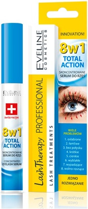 Косметическая сыворотка Eveline Cosmetics Lash Therapy Total Action