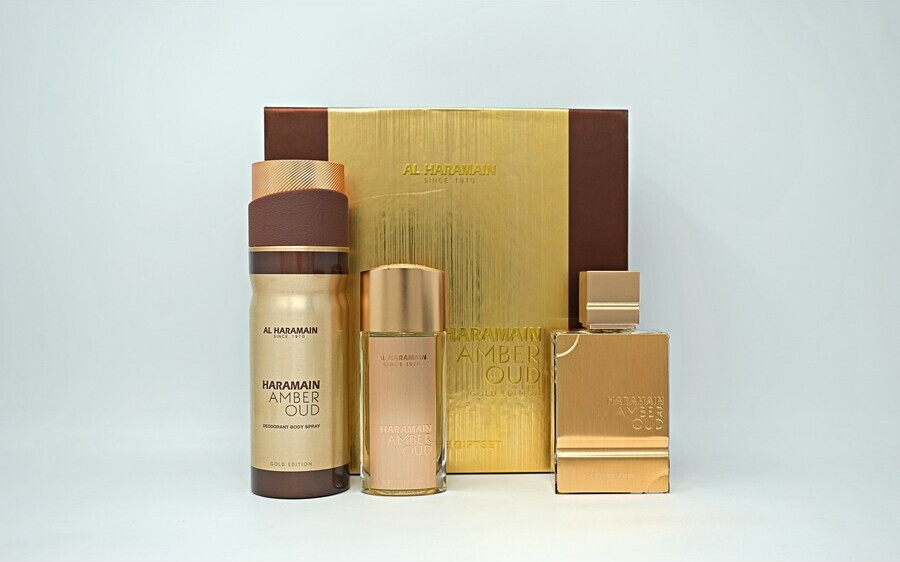 Подарочный набор парфюмерии Al Haramain Amber Oud Gold Edition