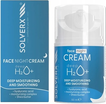 Ночной крем Solverx Deep H2o+