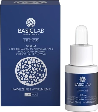 Сыворотка Estetica Esteticus с 10% Трегалозы, 5% Пептидом Snap-8 и низкомолекулярной гиалуроновой кислотой
