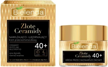 Cream Bielenda Golden Ceramides Moisturizing And Firming Anti-Wrinkle Cream 40+ For Day And Night