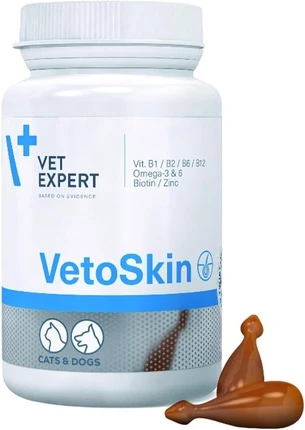 Добавка Vetexpert Vetoskin Омега-3 и Омега-6 для собак и кошек