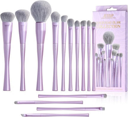 Набор кистей Jessup Professional 14-Piece Vegan Makeup Brush Set для тональной основы