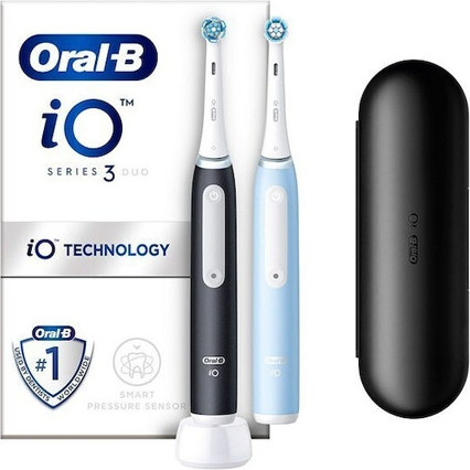 Электрическая зубная щетка Oral-B Io3 Magnetic Black-Blue Duo