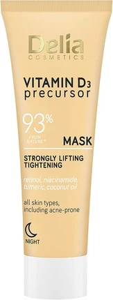 Anti-Aging Mask Delia Cosmetics Vitamin D3 Precursor Strongly Lifting and Firming Mask