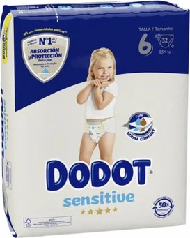 Подгузники Dodot Sensitive