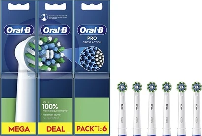 Сменные насадки Oral-B Cross Action Белые