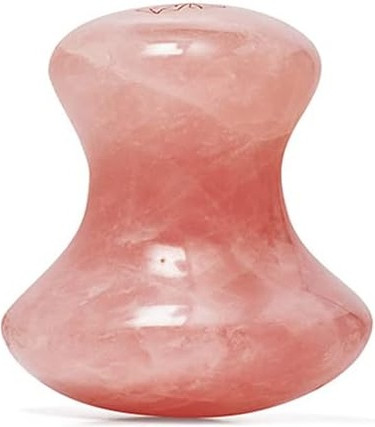 Инструмент для массажа лица Crystalove Mushroom Face Massage с розовым кварцем