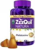Жевательная резинка Zzzquil Natura Мелатонин со вкусом манго и банана
