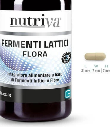Биологически активная добавка Nutriva Flora Пробиотики на основе молочнокислых ферментов