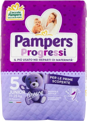 Подгузники Pampers Progressi Junior