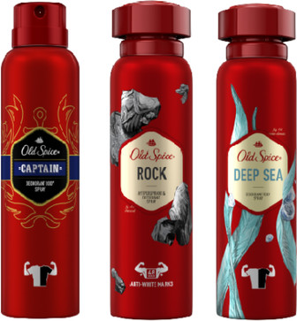 Deodorant Body Spray Old Spice 48h Anti-White Mark