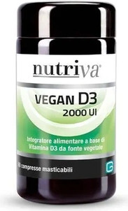 Таблетки Giuriati Group Nutriva Vegan Витамин D3