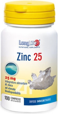 Таблетки Longlife Цинк 25 LongLife