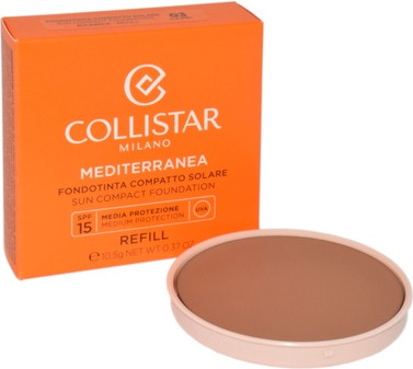 Компактный тональный крем Collistar Mediterranea Sun сменная упаковка