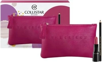 Набор для губ Collistar Pure Lipstick Черный карандаш для глаз Beauty Bag The Bridge Подарочный набор