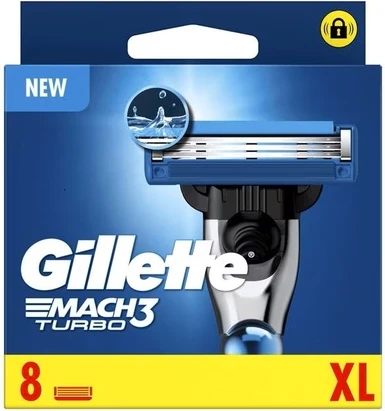 Лезвия для бритья Gillette Mach3 Turbo