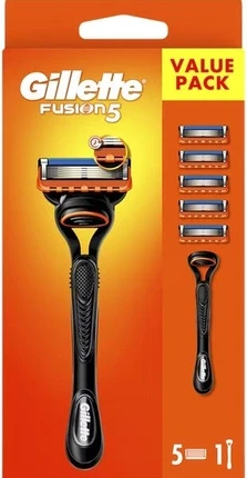 Бритва Gillette Fusion Мануальная + 5 Лезвий