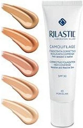 Тональная основа Rilastil Camouflage Корректирующая с высоким покрытием SPF30