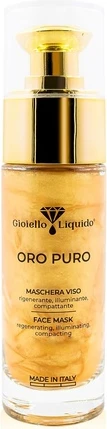 Антивозрастная маска Gioiello Liquido с чистой гиалуроновой кислотой и коллоидным золотом