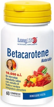 Таблетки Longlife Бета-каротин