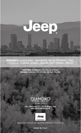 Туалетная вода Jeep Freedom