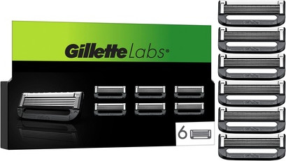 Лезвия для бритья Gillette Gillette Labs Зеленый/Черный