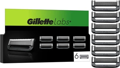 Лезвия для бритья Gillette Gillette Labs Зеленый/Черный