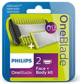 Запасная насадка Philips Oneblade для лица и тела, комплект