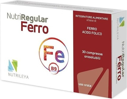 Ородиспергируемые таблетки Nutrileya Nutriregular Ferro