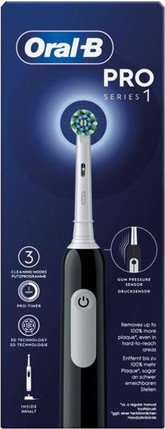 Электрическая зубная щетка Oral-B Pro1 Crossaction Черная