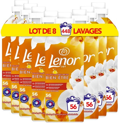 Fabric Softener Lenor Amber and Orchid Wellbeing Collection