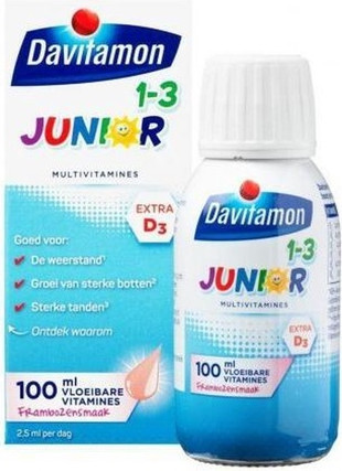 Жидкие витамины Davitamon Junior 1+