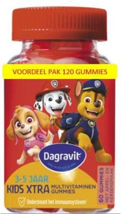 Жевательные конфеты Dagravit Dagravit Kids Xtra 3-5 Лет
