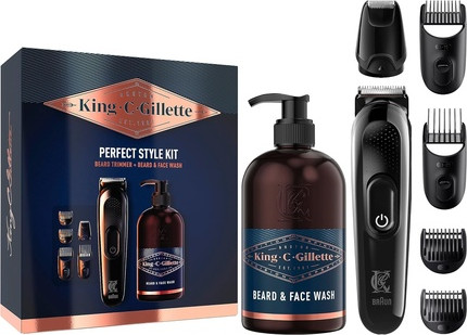 Набор для ухода за бородой King C. Gillette Perfect Style