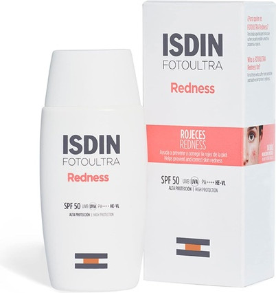 Солнцезащитное средство для лица ISDIN FOTO Ultra Redness SPF50+