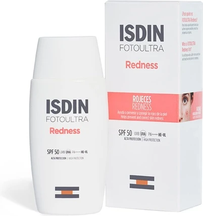 Солнцезащитное средство для лица ISDIN FOTO Ultra Redness SPF50+