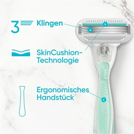 Станок для бритья Gillette Venus Smooth для чувствительной кожи, многоразовая ручка